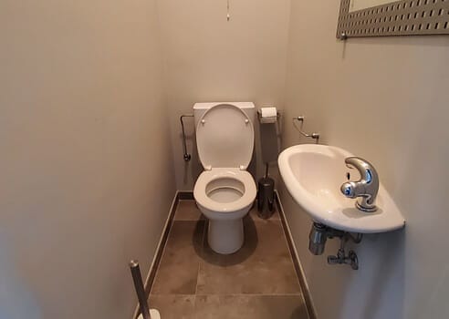 Gerenoveerde toiletruimte